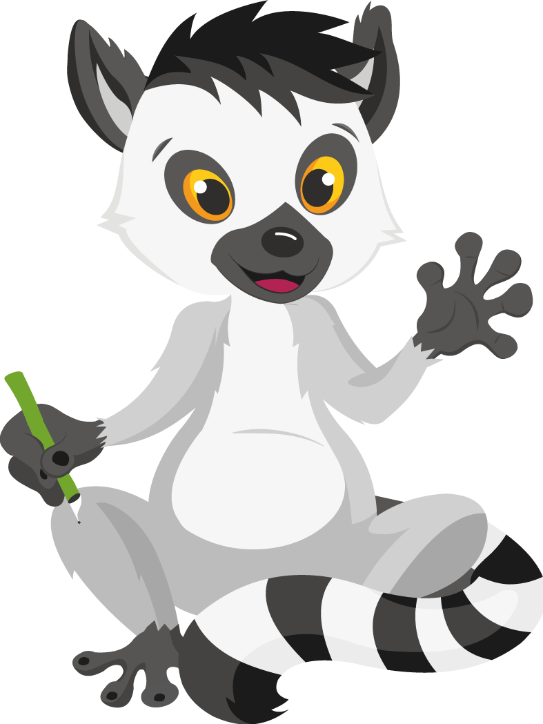 Comicfigur: Lemi der Lemur