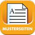 Icon: Musterseiten