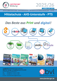 Cover Katalog Mittelschule • AHS-Unterstufe • PTS